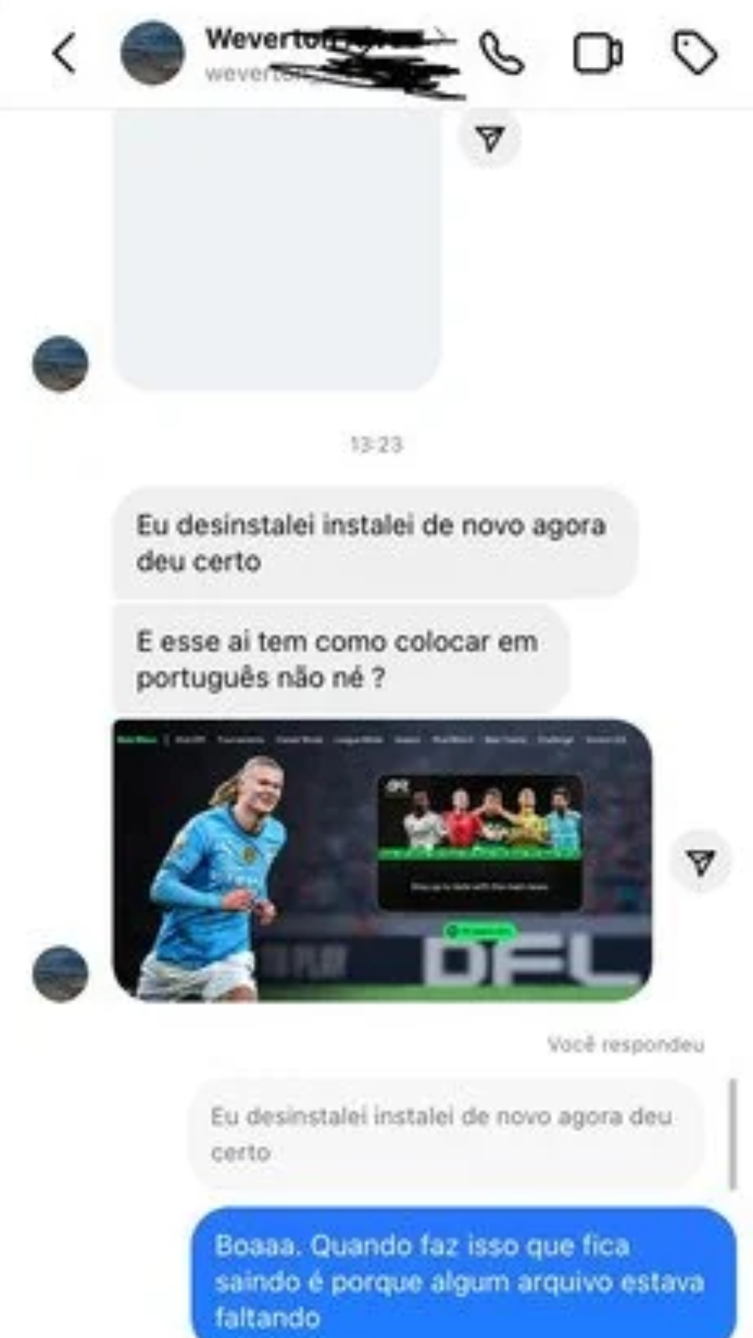 Depoimento de cliente sobre o DFL 26