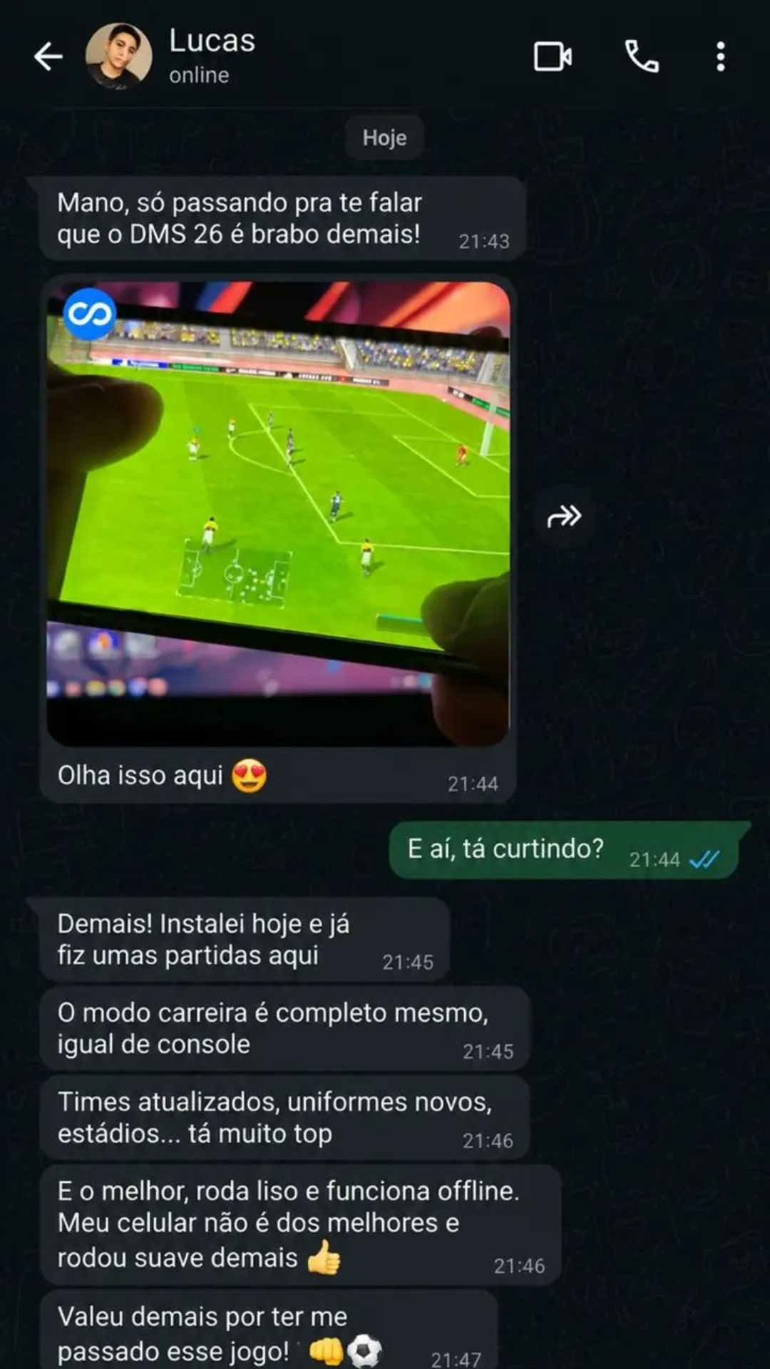 Depoimento de cliente sobre o DFL 26